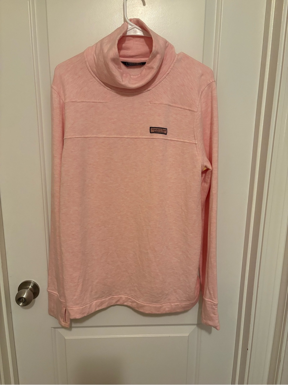 Vineyard Vines Light Pink Cowl Neck Sweater